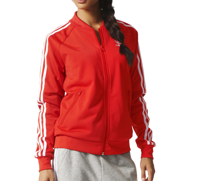 Adidas supergirl track jacket uk deals