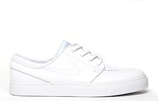 Nike SB Janoski Leather White / White Wolf - Boardvillage Streetwear | Suomalainen Katumuodin