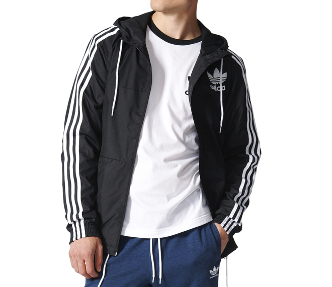 Adidas CLFN Windbreaker Black - Streetwear Verkkokauppa