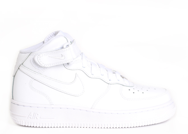 nike air force mid white