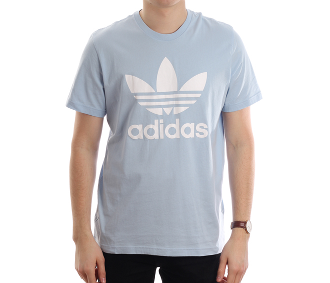 Adidas Trefoil Tee Easy Blue Adidas Originals Trefoil Tee Easy