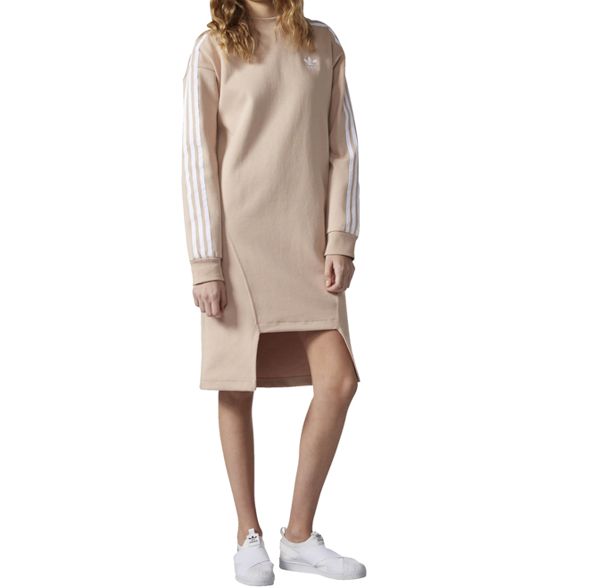 adidas beige dress