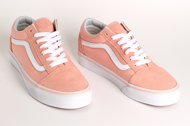 peach colour vans