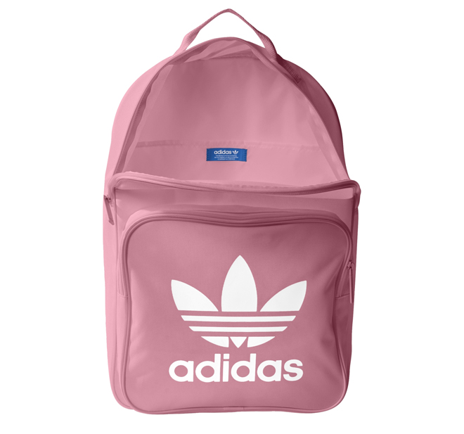 Adidas trefoil backpack pink sale