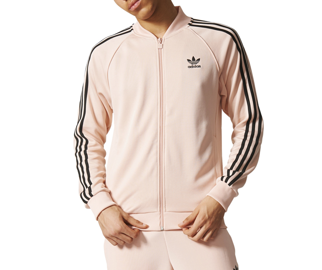 pink adidas superstar jacket
