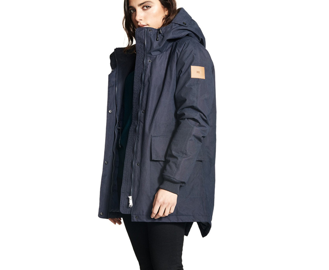 makia field jacket black