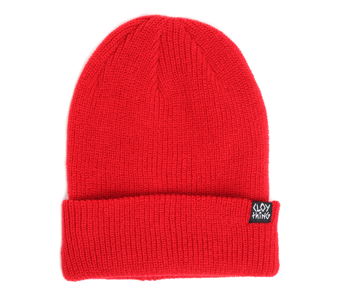 Cloything Burglar Beanie Red - Boardvillage Streetwear | Suomalainen