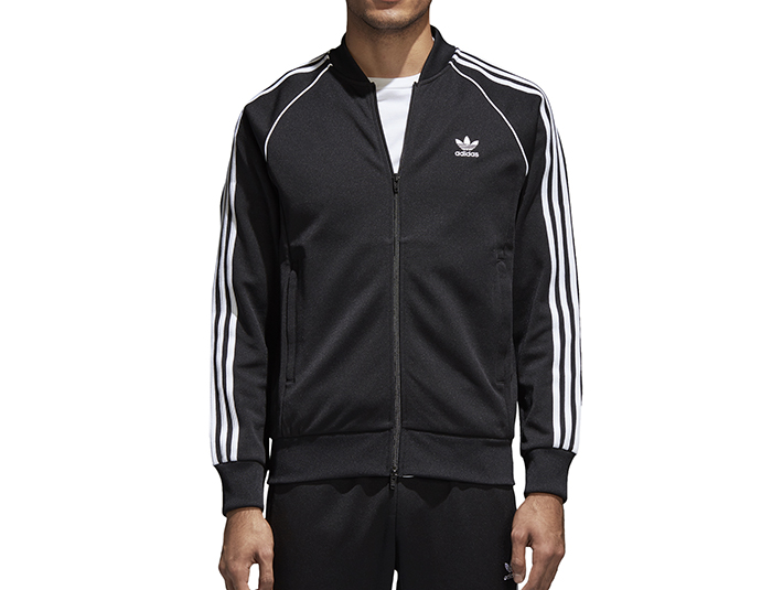 adidas sst track jacket black