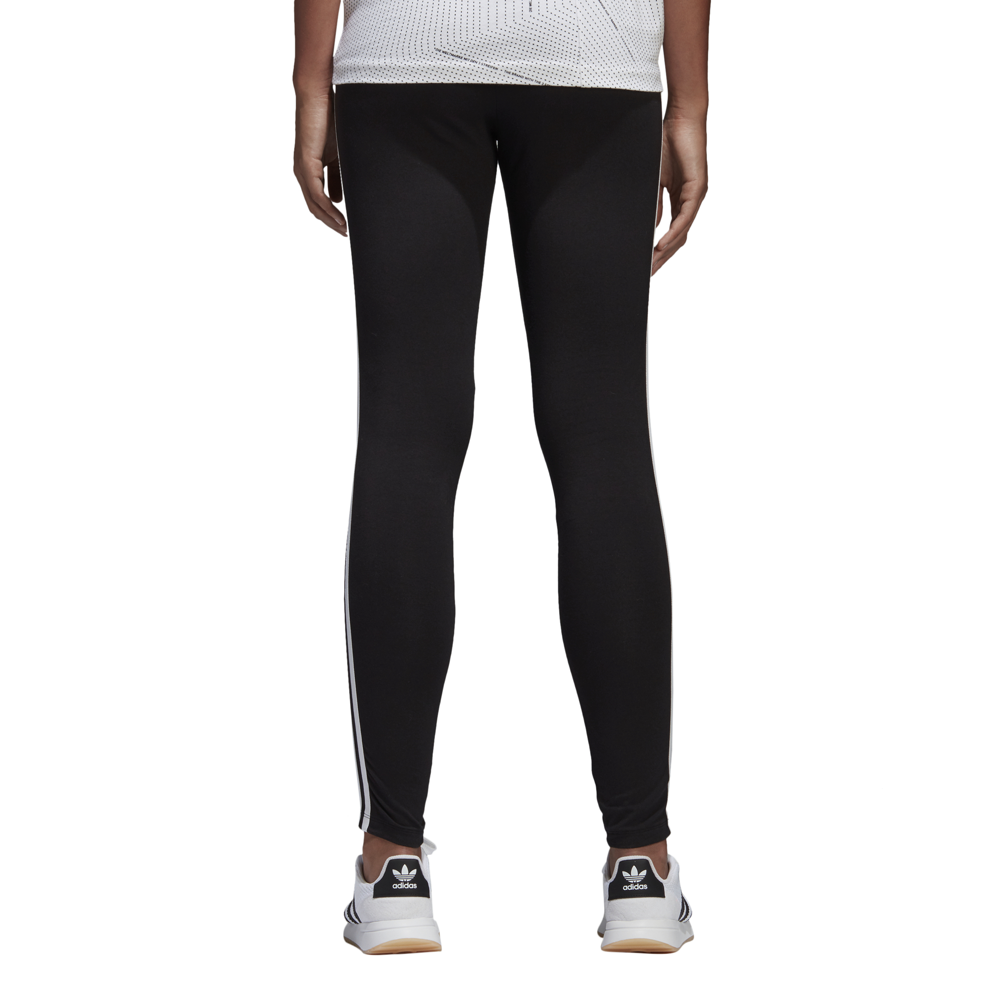 Adidas Womens 3 Stripes Leggings Black - Boardvillage Streetwear ...