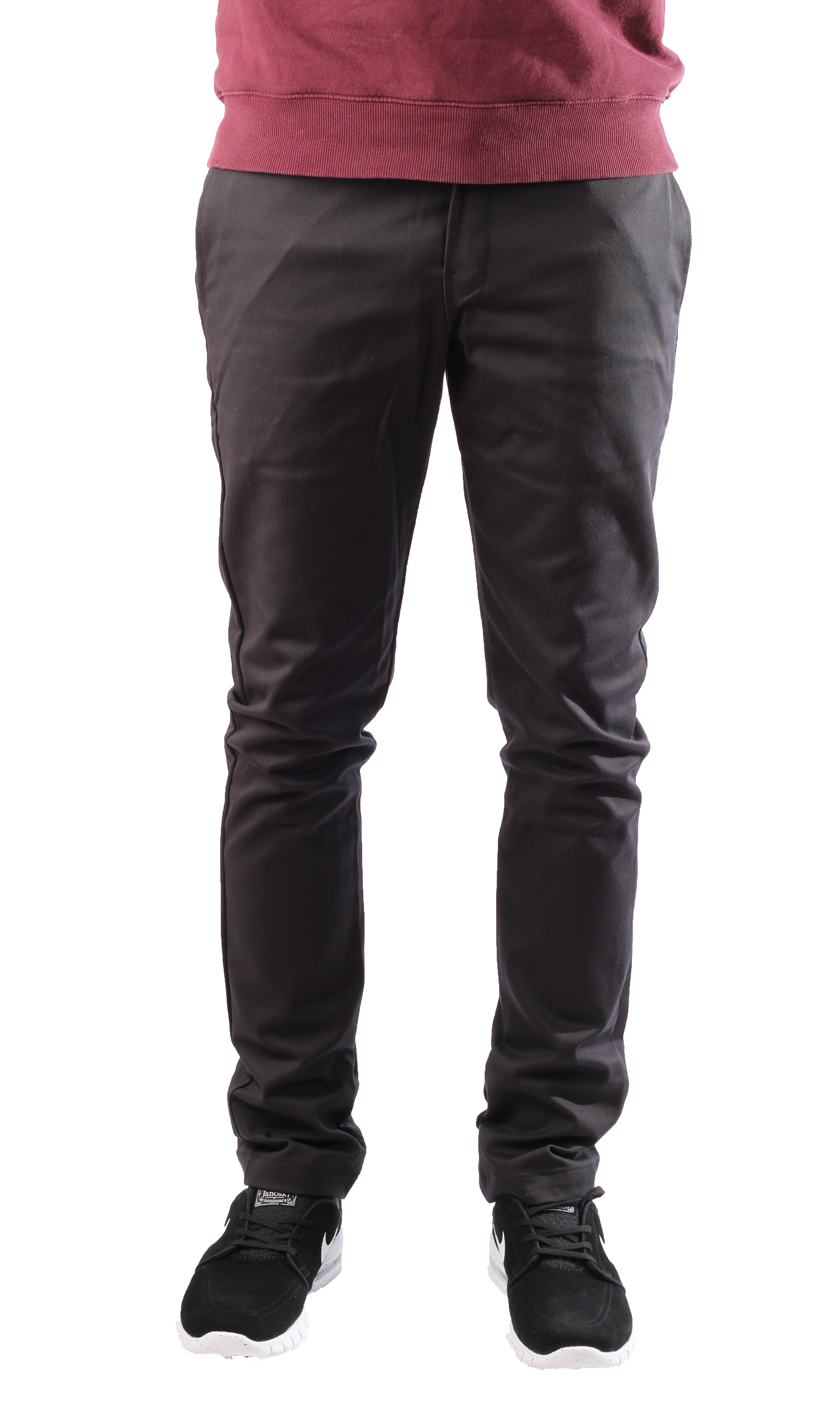 Dickies 803 Flex Slim Skinny Twill Work Pants Black Boardvillage