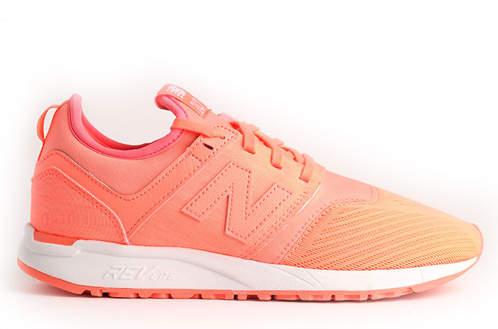 New Balance Womens 247 Classic Coral / White - Boardvillage