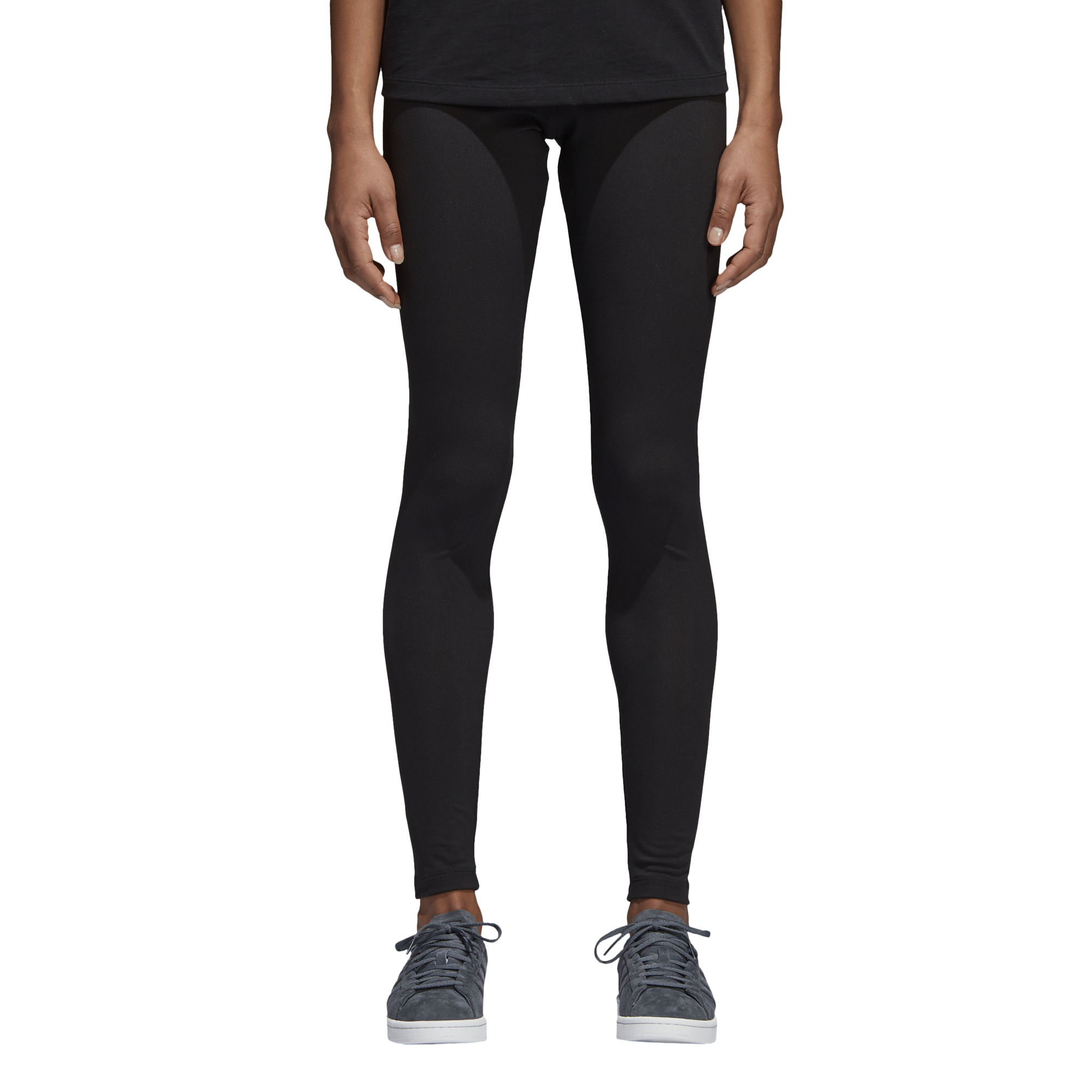 Adidas trefoil leggings online black