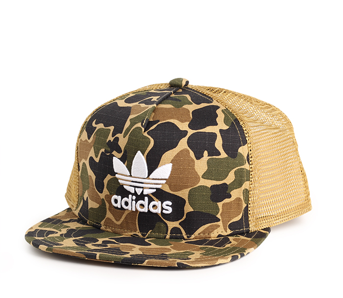 adidas camo trucker cap