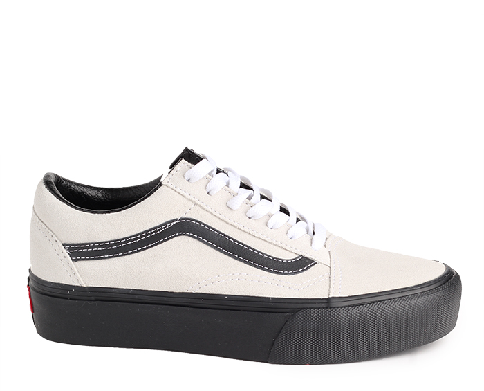 vans old skool blanc de blanc black