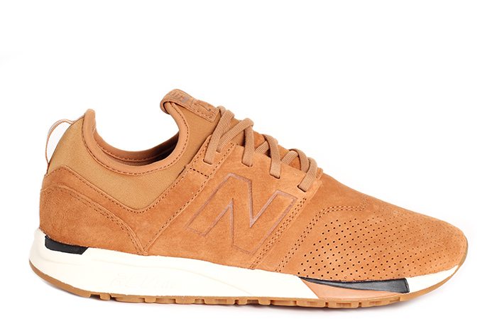 new balance 247 luxe brown tan