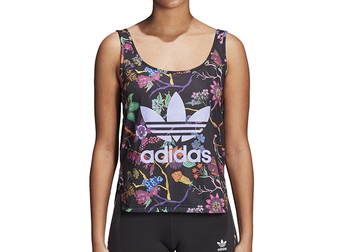 adidas poisonous garden crop top