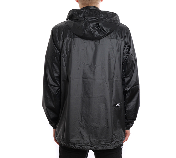black anorak jacket