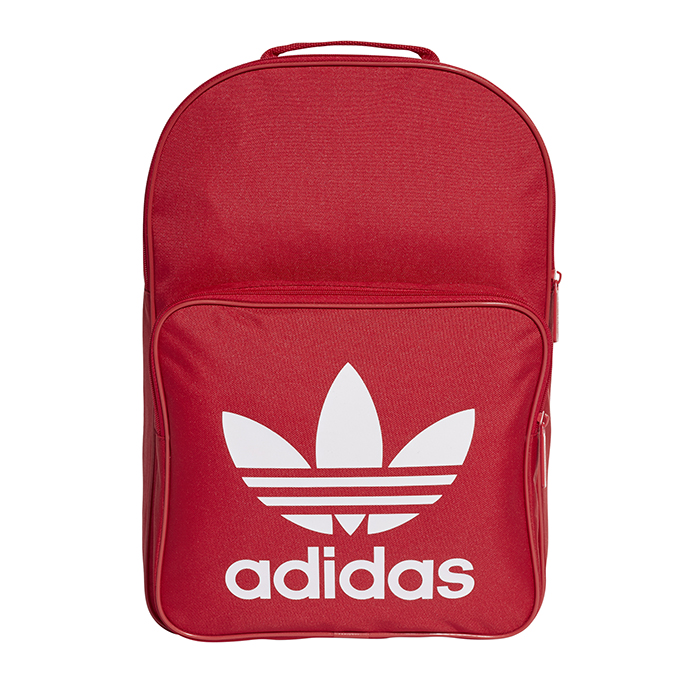 adidas trefoil backpack red online -