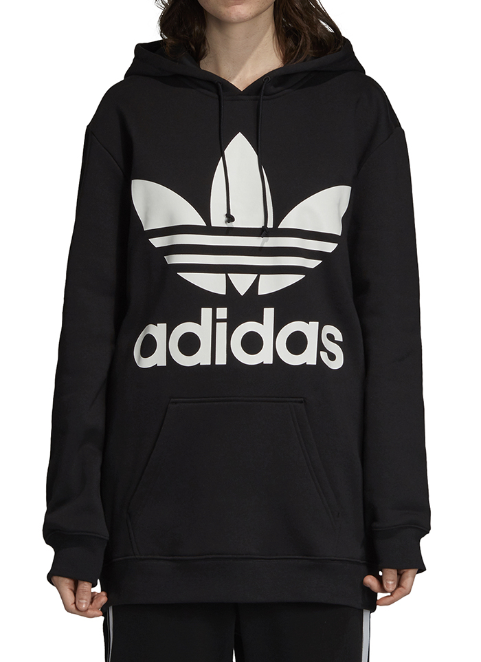 oversize trefoil hoodie