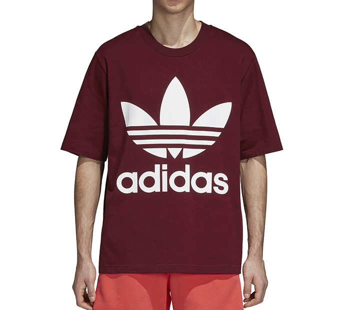 adidas originals oversized trefoil tee