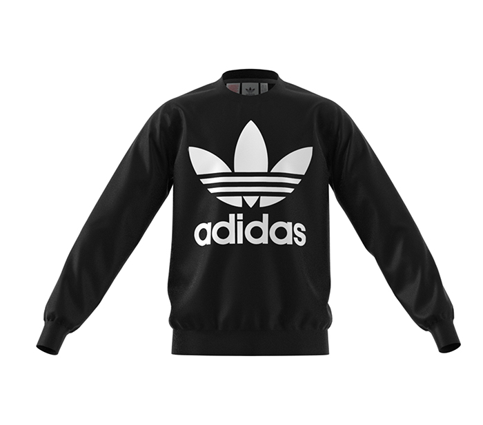 adidas fleece crew sweatshirt