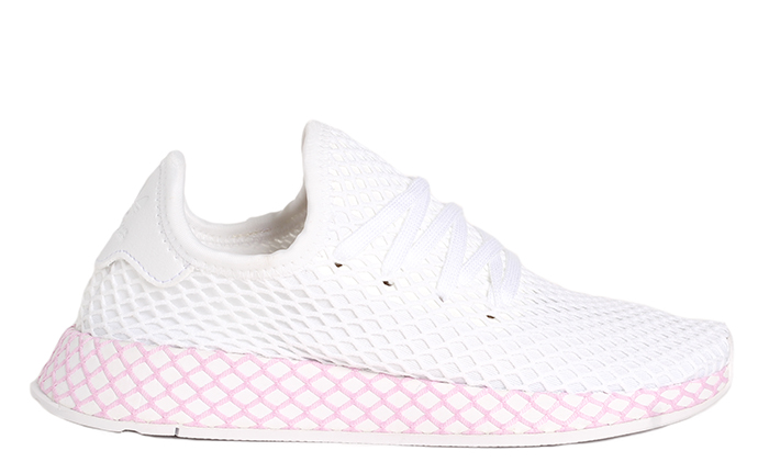 Adidas Womens Deerupt White / White / Clear Lilac - Boardvillage
