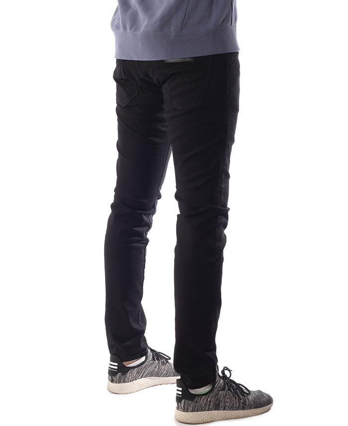 wrangler bryson skinny jeans black