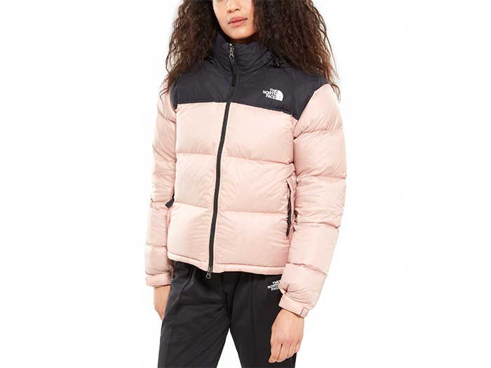 the north face misty rose nuptse