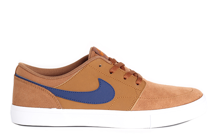nike sb solarsoft portmore ii marron