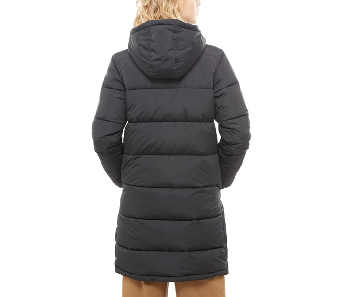 vans women's southfield puffer long insulated jacket