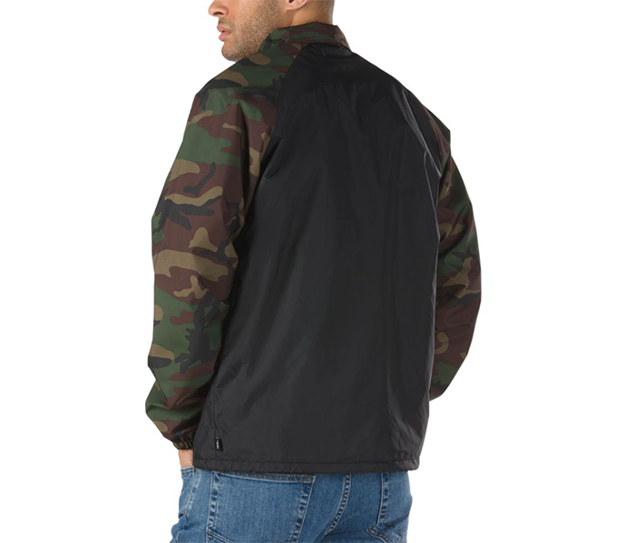 Camo on sale jacket vans