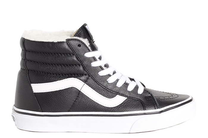 Vans Sk8 Hi Reissue Leather Black White Boardvillage - Vans Sk8 Hi Reissue Leather Vans Sk8 Hi Reissue Leather Black White Boardvillage - Vans Sk8 Hi Reissue Leather