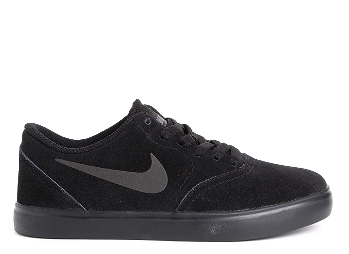 nike sb check suede black