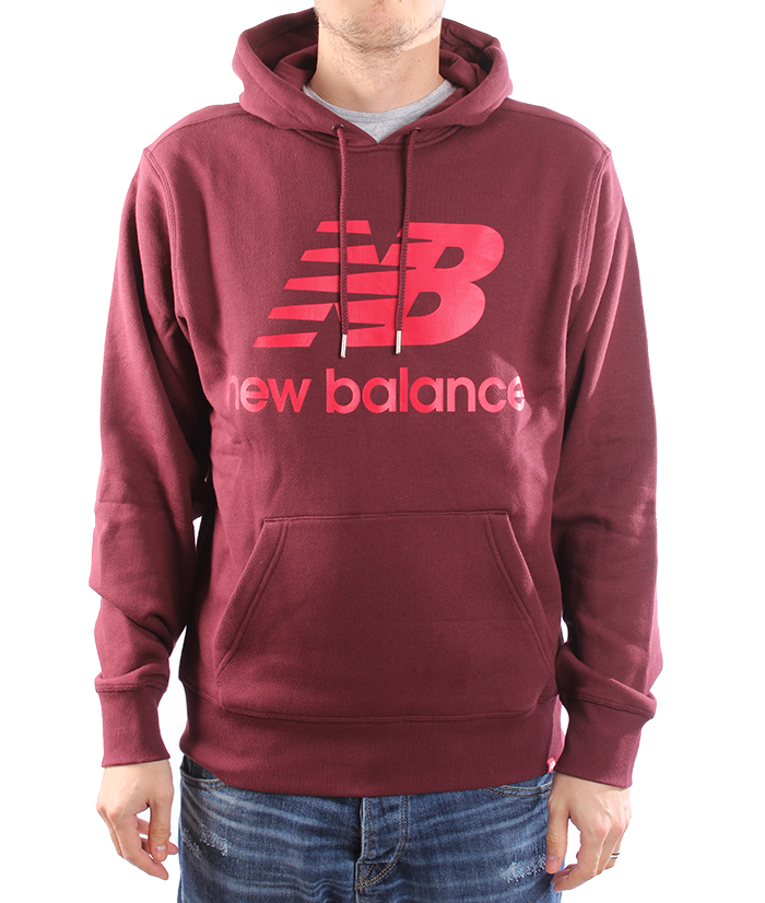 new balance hoodie burgundy