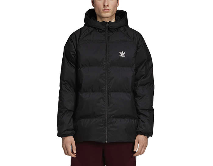 adidas black down jacket