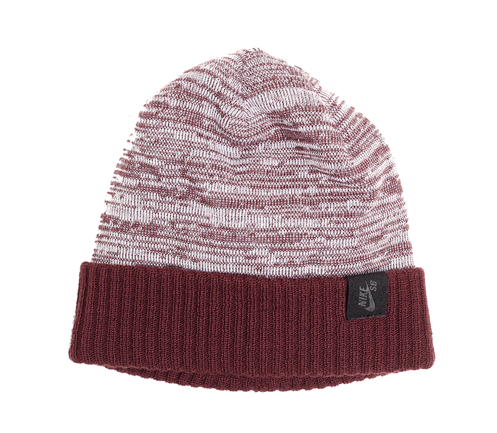 burgundy nike beanie