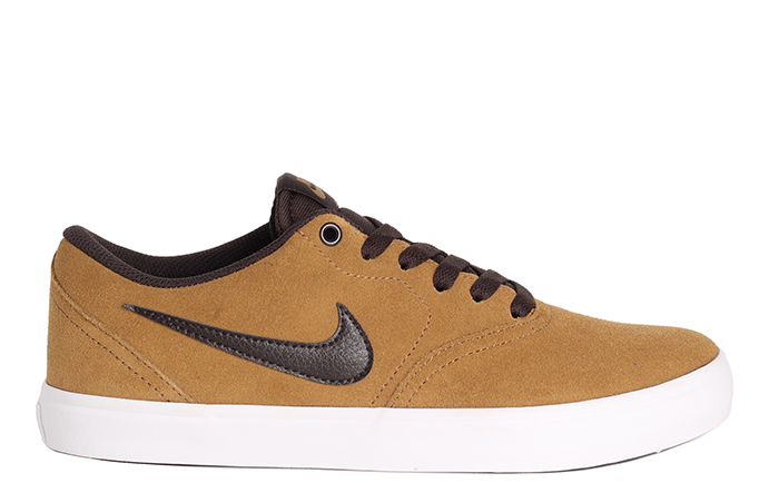 Nike SB Check Solarsoft Golden Beige / Velvet Brown - White - Boardvillage