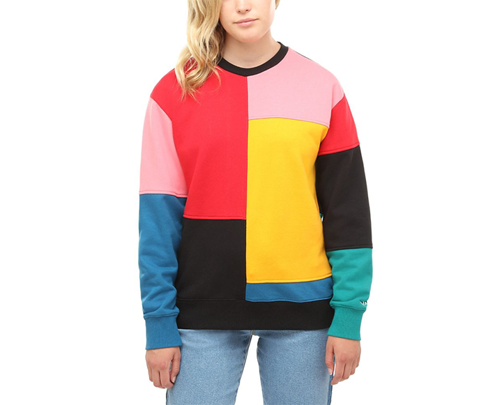 vans patchwork sweater