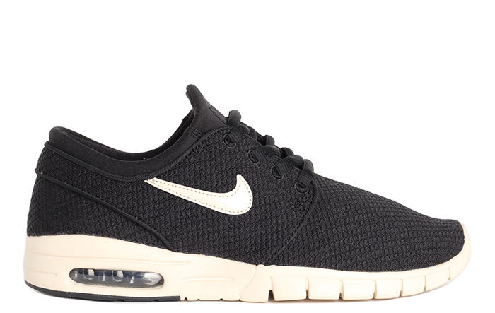 Nike SB Janoski Max Black / Light Cream - Boardvillage Nike SB Janoski Max Black / Light Cream - Boardvillage