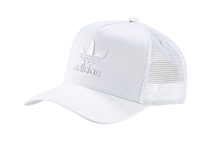 Adidas trucker cap white new arrivals
