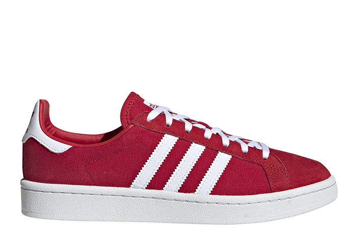 Adidas Womens Campus Scarlet Footwear White Boardvillage Adidas Womens Campus Scarlet Footwear White Boardvillage