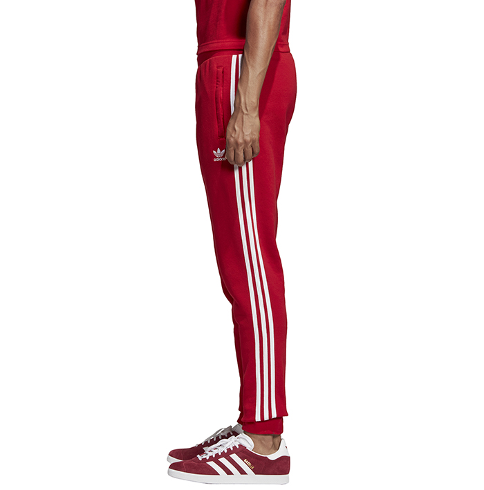 adidas Designed 2 Move 3-Stripes 7/8 Pants - Red | adidas New Zealand
