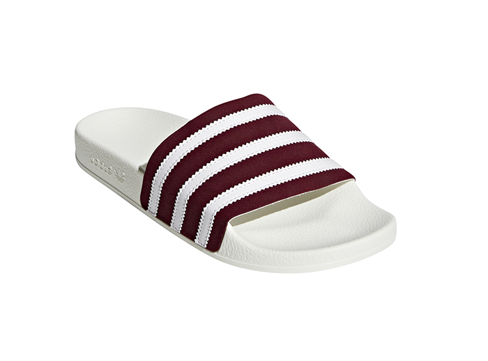 Adidas Adilette Slides Collegiate Burgundy / FTWR White / Off White -  Boardvillage Streetwear | Suomalainen Katumuodin Verkkokauppa