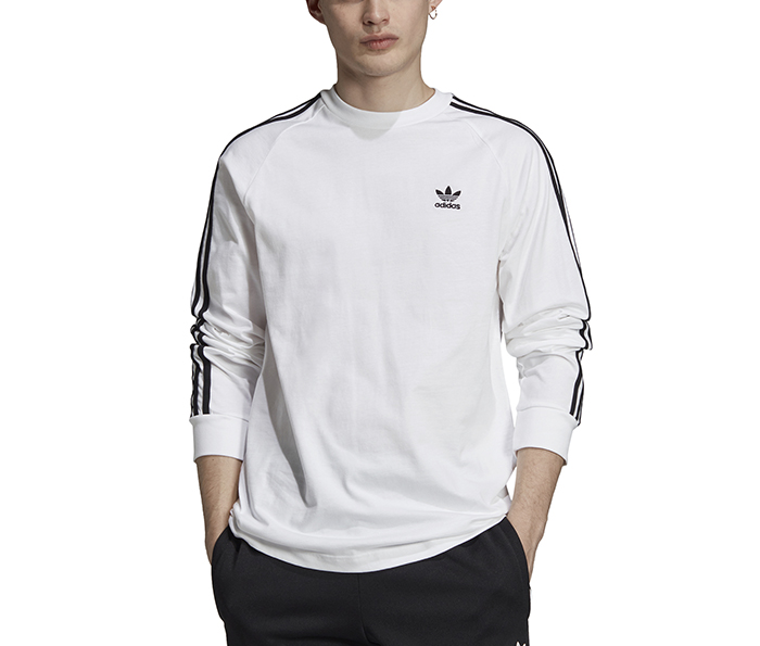 adidas 3 stripes ls t