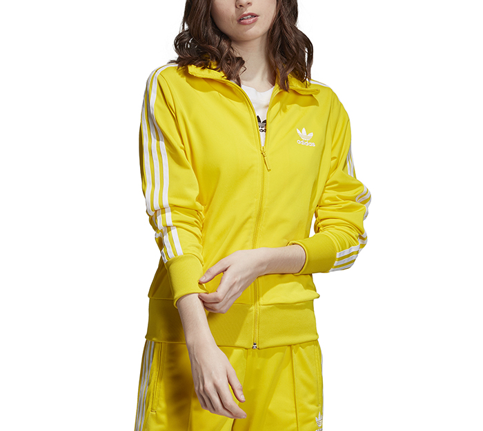 adidas yellow sweatshirt women's