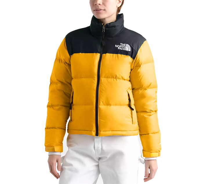 north face womens yellow jacket