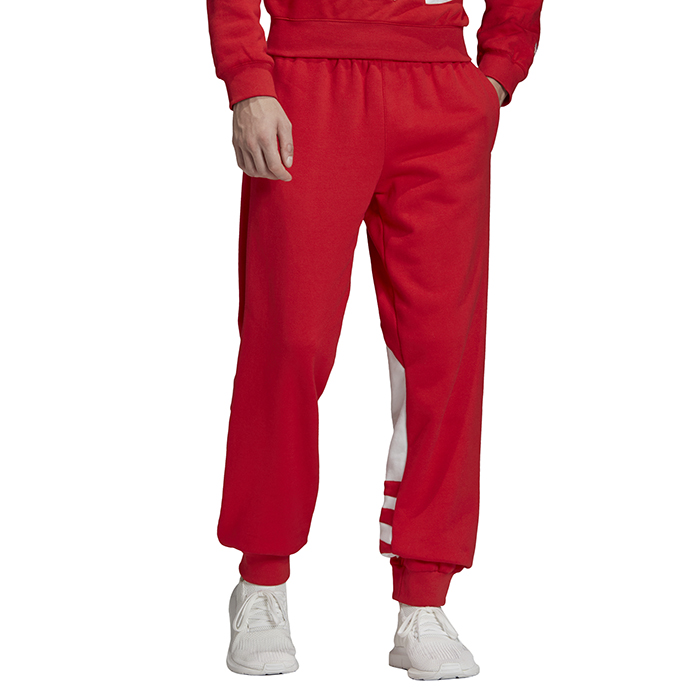 mens red adidas track pants