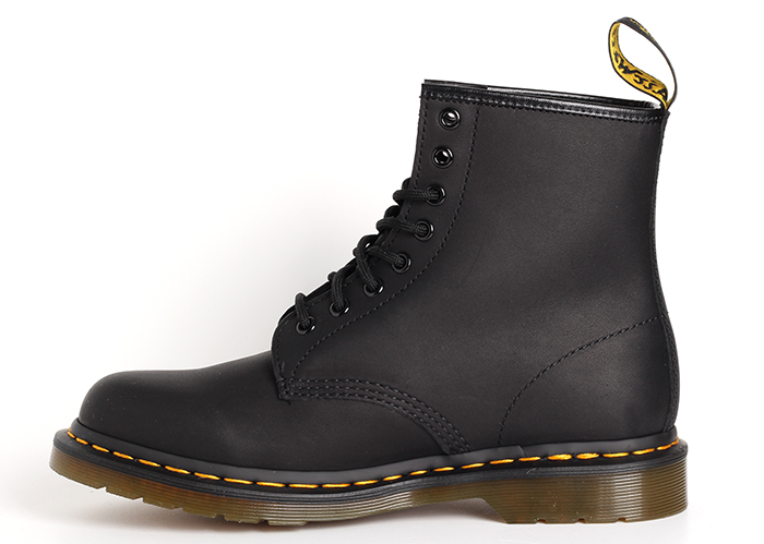 Dr. Martens 1460 Greasy Leather Lace Up Boots Black - Boardvillage ...