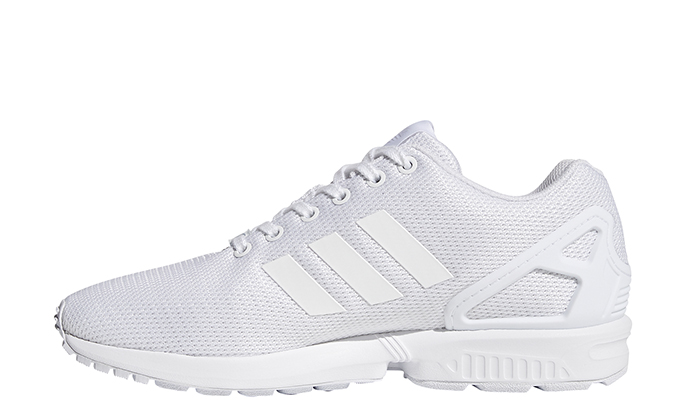 White adidas sales flux trainers