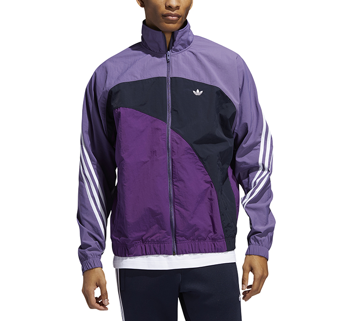 adidas off center windbreaker